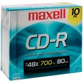 Maxell Digital 10pcs 700MB 80-Minute CD-R 622860/648210